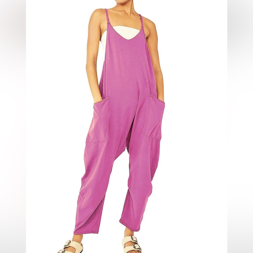 NEW WIDE LEG JUMPSUIT WITH‎ POCKETS